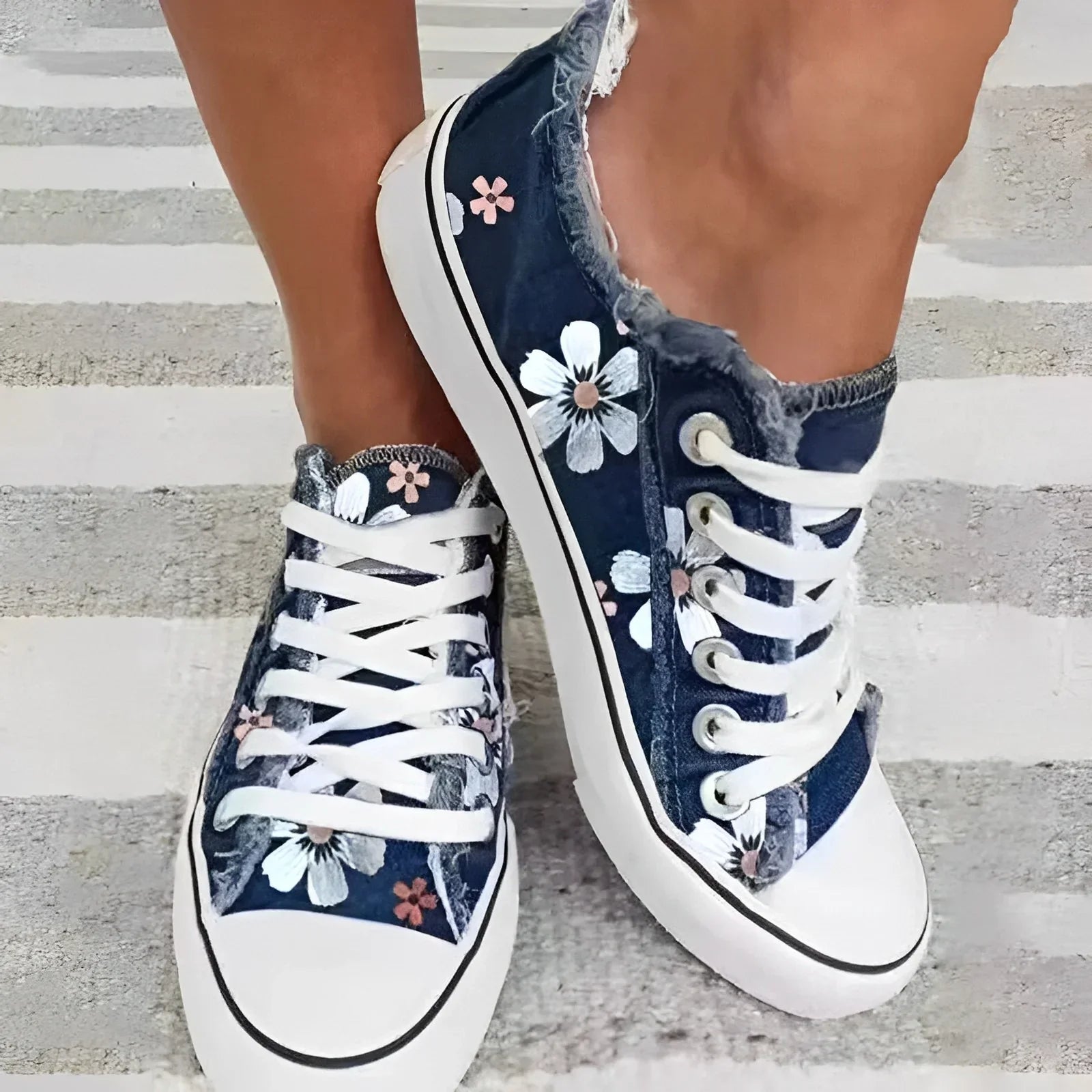 Clossi - Sneakers met bloemenprint