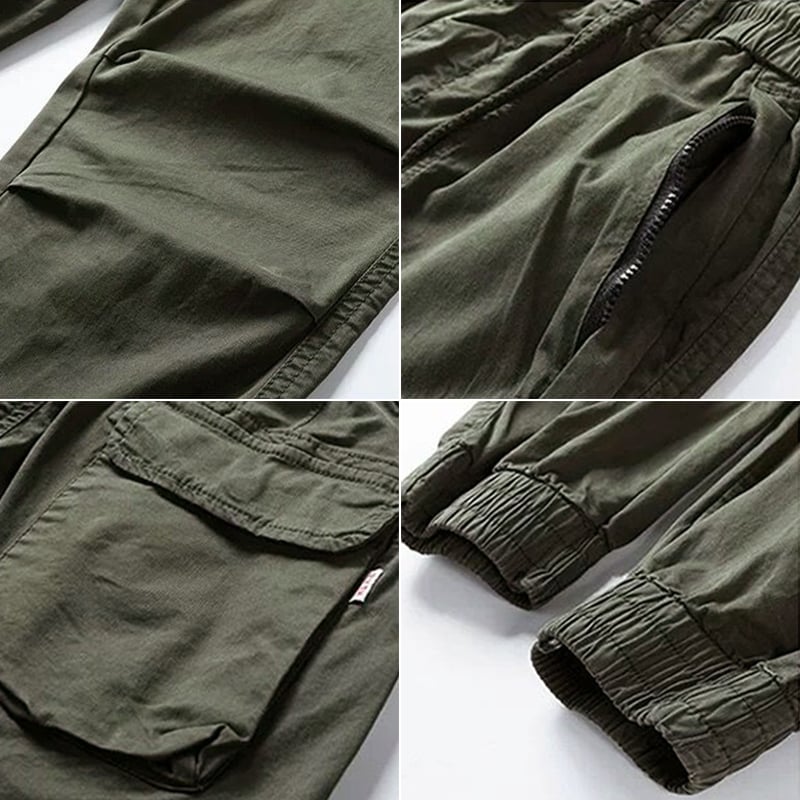 Heren stretch cargobroek – Comfortabele outdoorbroek met moderne pasvorm en functionele zakken