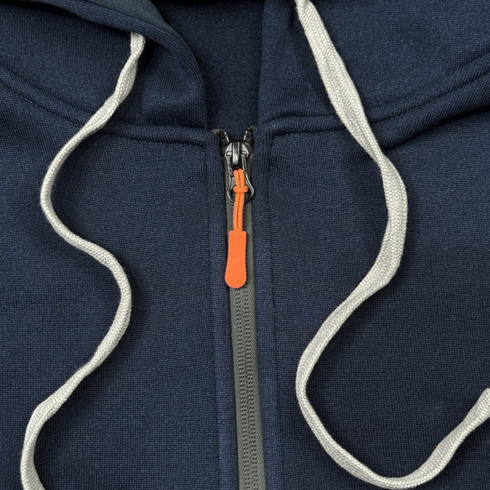 Calin | Ademende duurzame katoenmix herfst hoodie voor heren met utility design