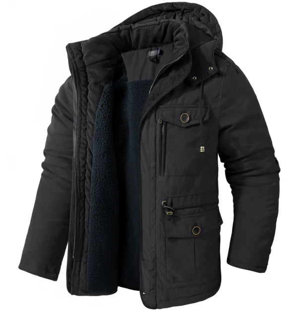 Stefan | Winterjas met warme voering voor heren
