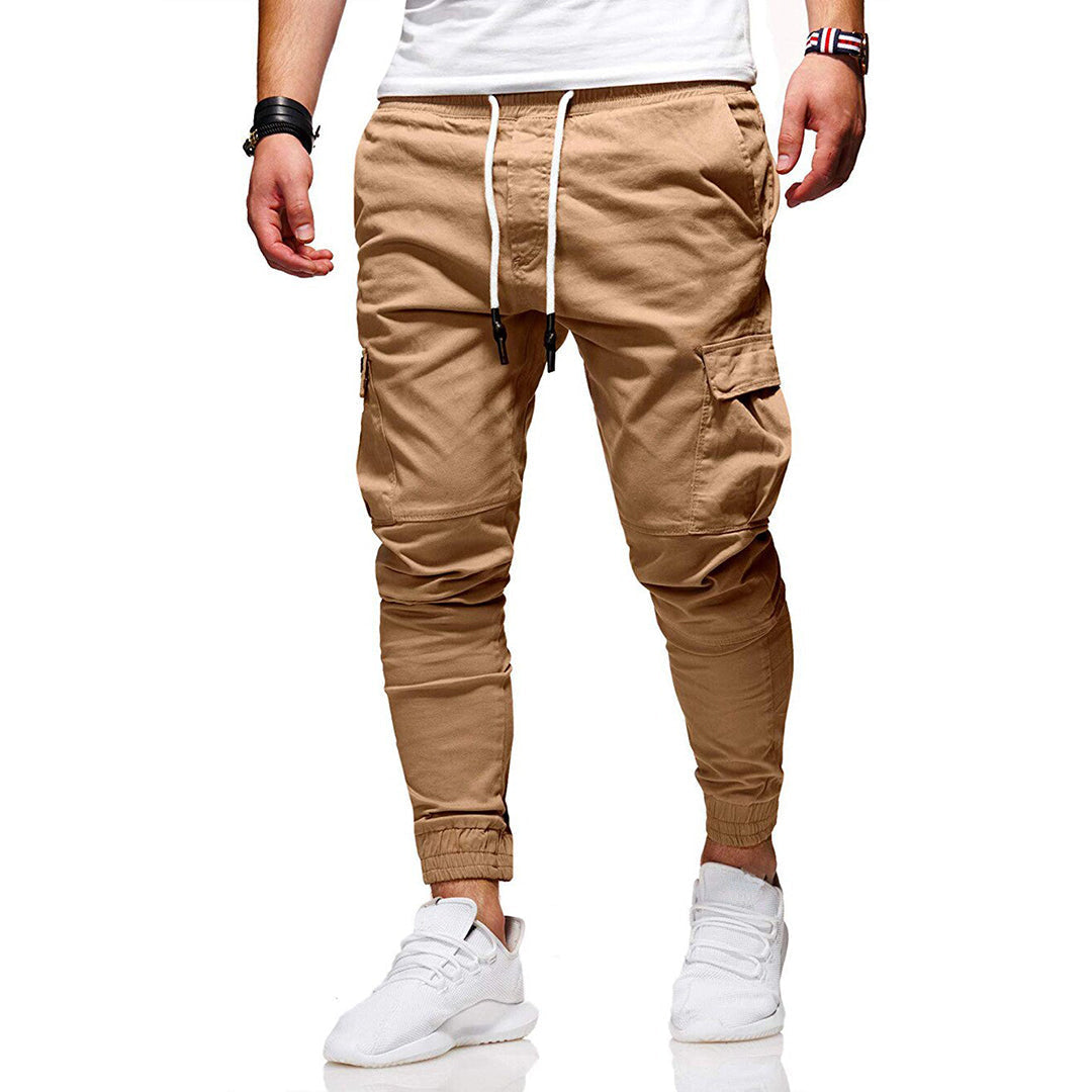 Beckett | Ademende katoenen herfst cargo broek voor heren met moderne pasvorm