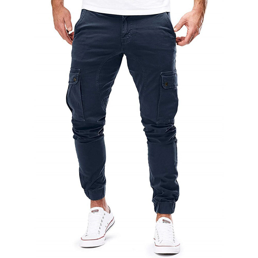Beckett | Ademende katoenen herfst cargo broek voor heren met moderne pasvorm