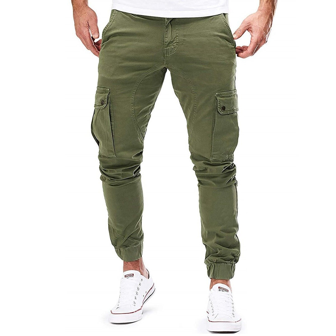 Beckett | Ademende katoenen herfst cargo broek voor heren met moderne pasvorm