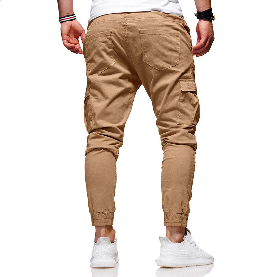 Beckett | Ademende katoenen herfst cargo broek voor heren met moderne pasvorm