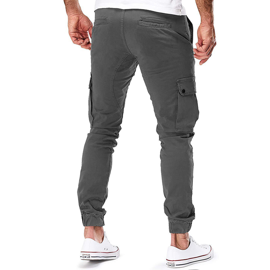 Beckett | Ademende katoenen herfst cargo broek voor heren met moderne pasvorm