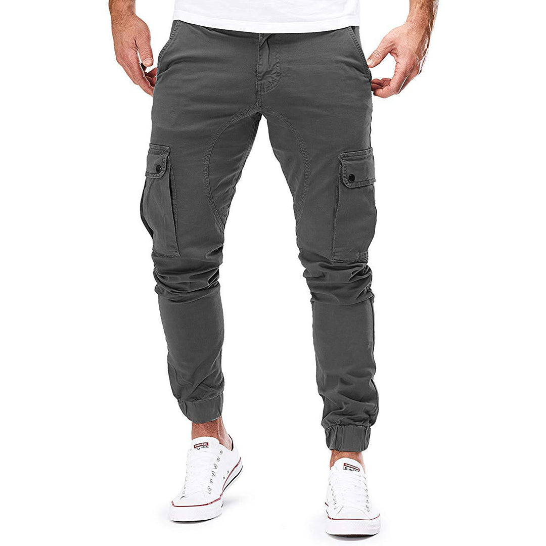 Beckett | Ademende katoenen herfst cargo broek voor heren met moderne pasvorm