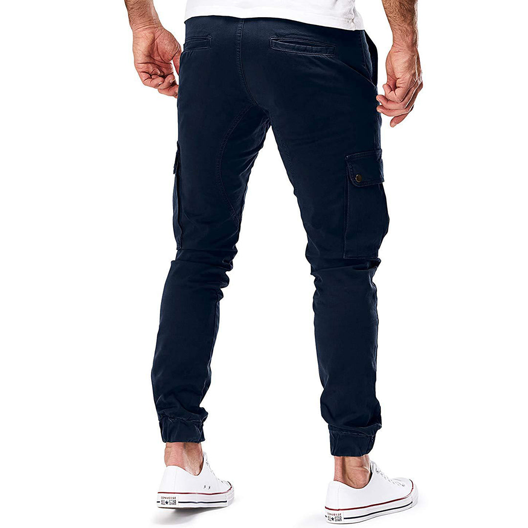 Beckett | Ademende katoenen herfst cargo broek voor heren met moderne pasvorm