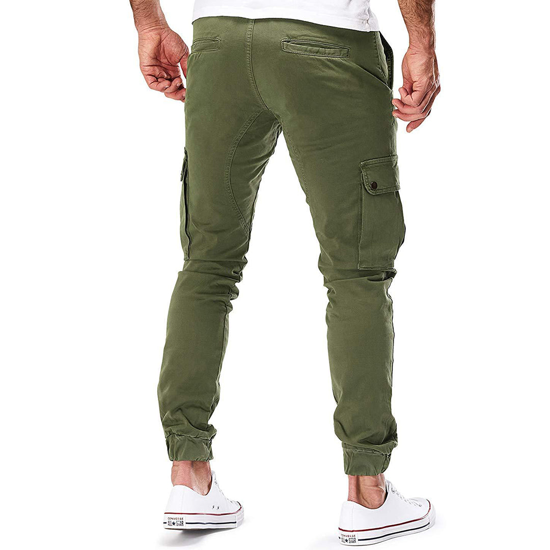 Beckett | Ademende katoenen herfst cargo broek voor heren met moderne pasvorm