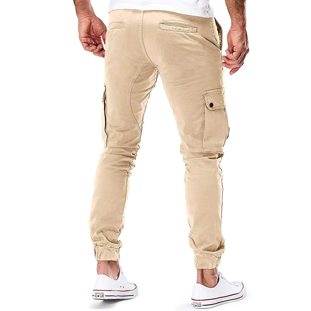 Beckett | Ademende katoenen herfst cargo broek voor heren met moderne pasvorm