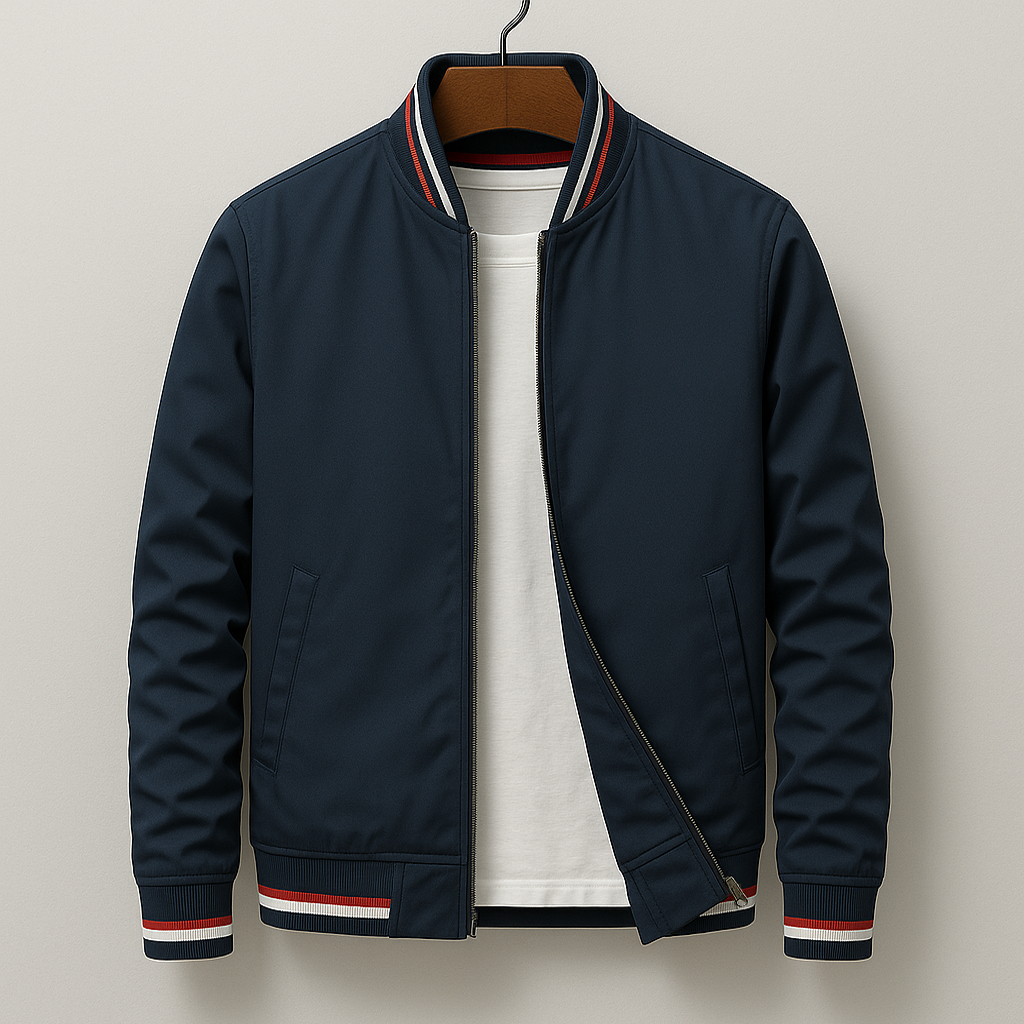 Tomasz | Jas voor heren herfst ademend en waterafstotend in polyester met een regular fit