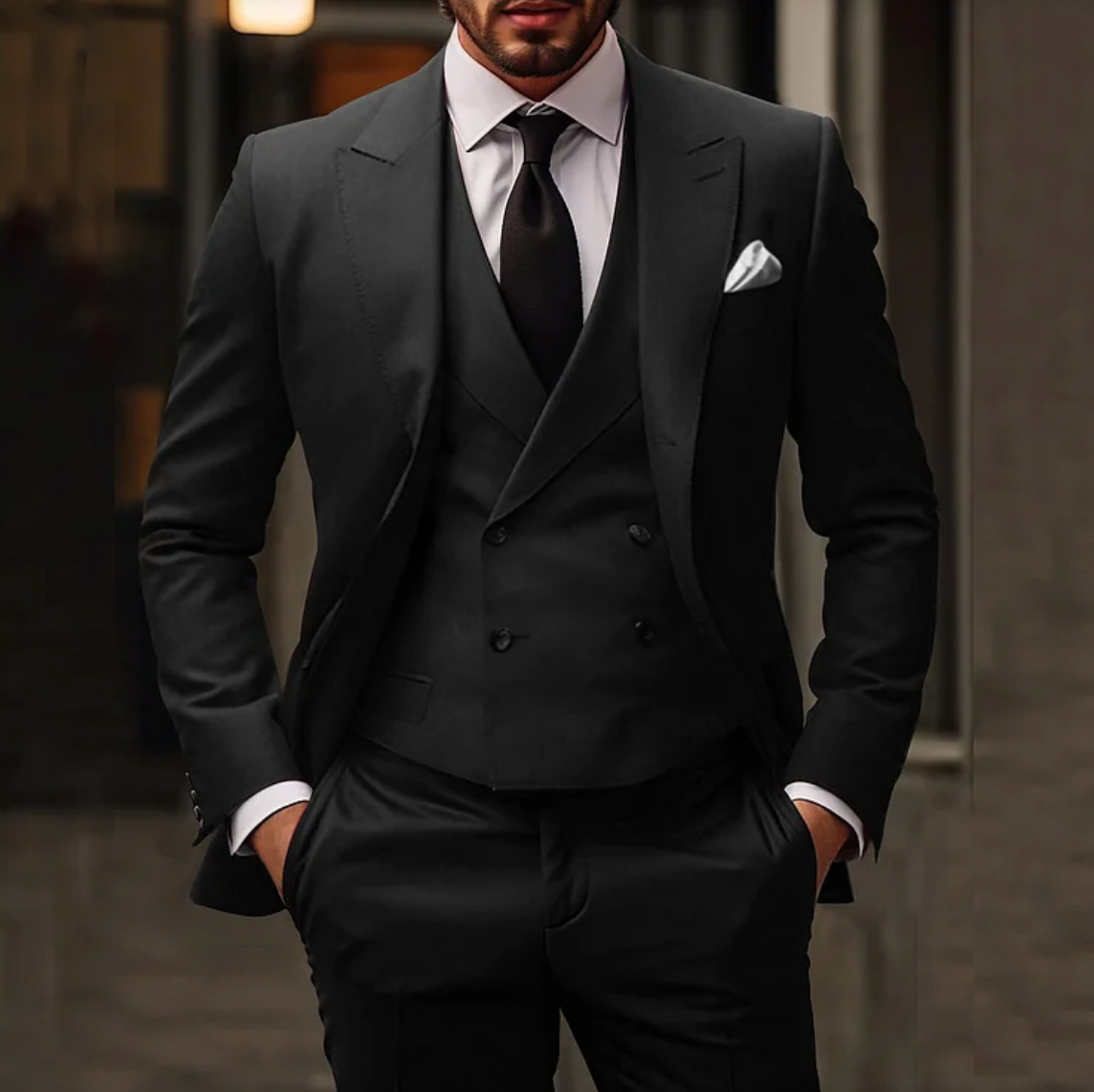 Damian | Pak voor heren elegant en comfortabel in hoogwaardige stof met een tailored fit