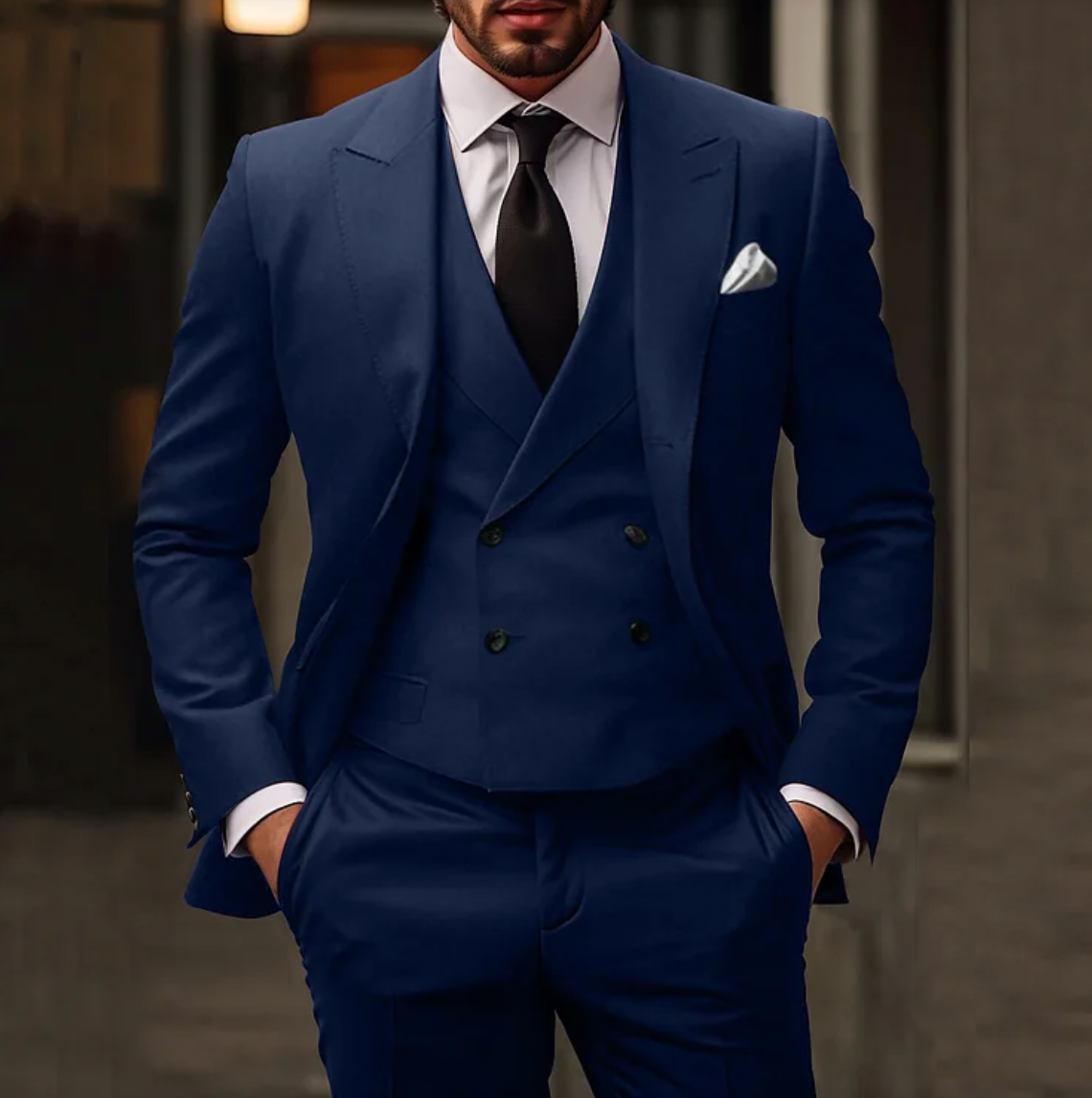 Damian | Pak voor heren elegant en comfortabel in hoogwaardige stof met een tailored fit