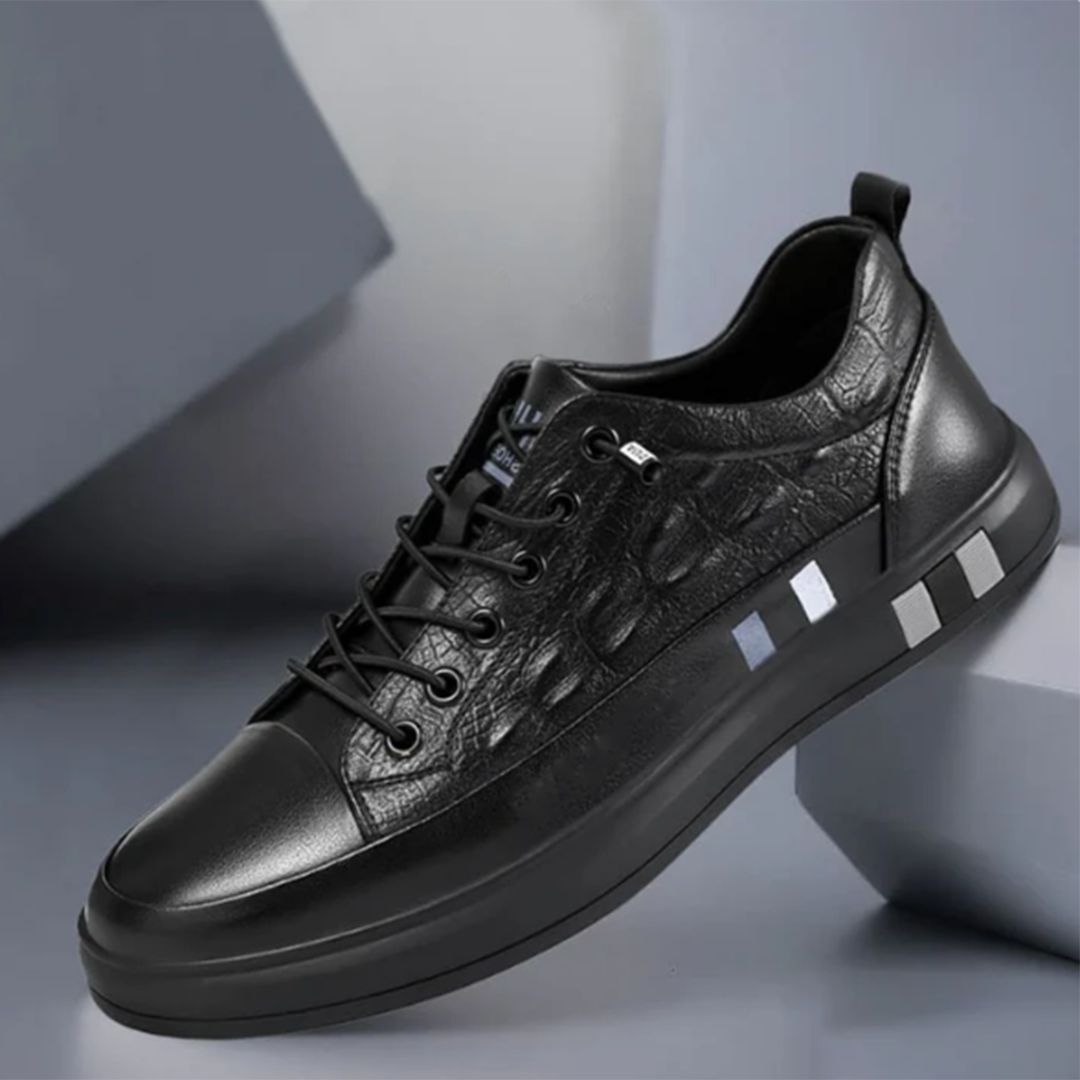Bruno | Stijlvolle ademende PU sneakers voor heren met luxe afwerking