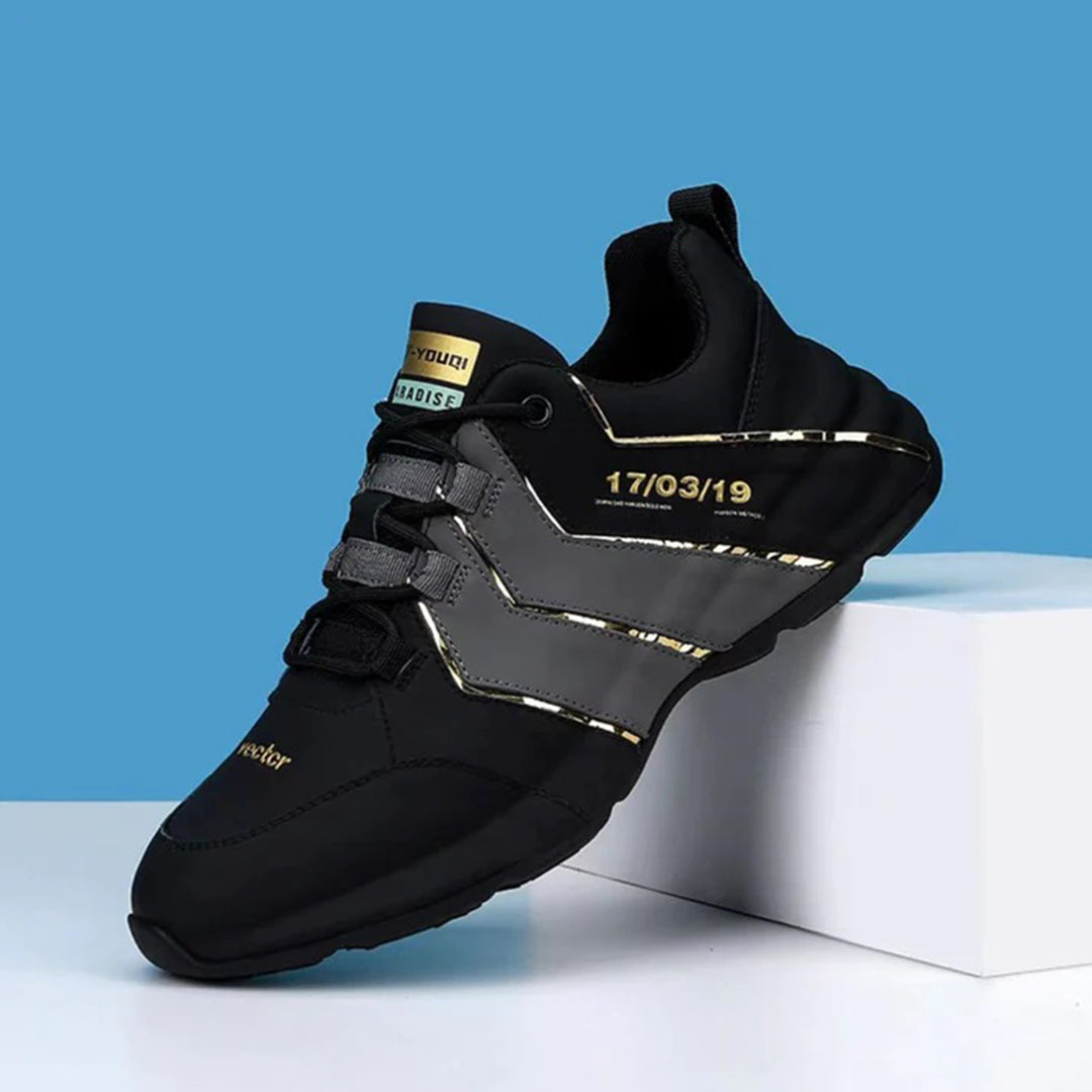 Luca | Lichtgewicht ademend PU sneakers voor heren met urban design