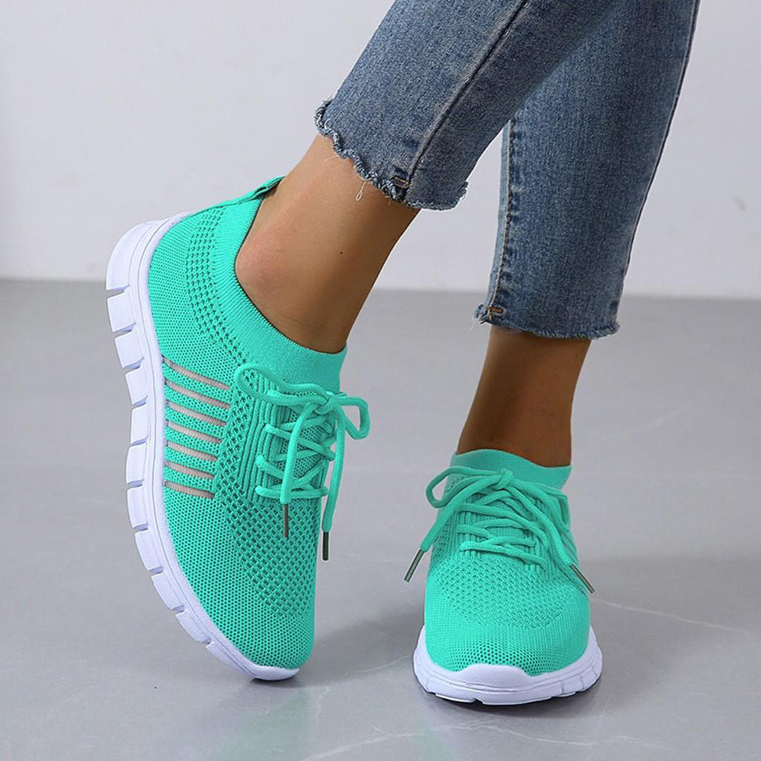 Alzbeta | Lichtgewicht ademende mesh herfst sneakers voor dames met flexibele antislipzool