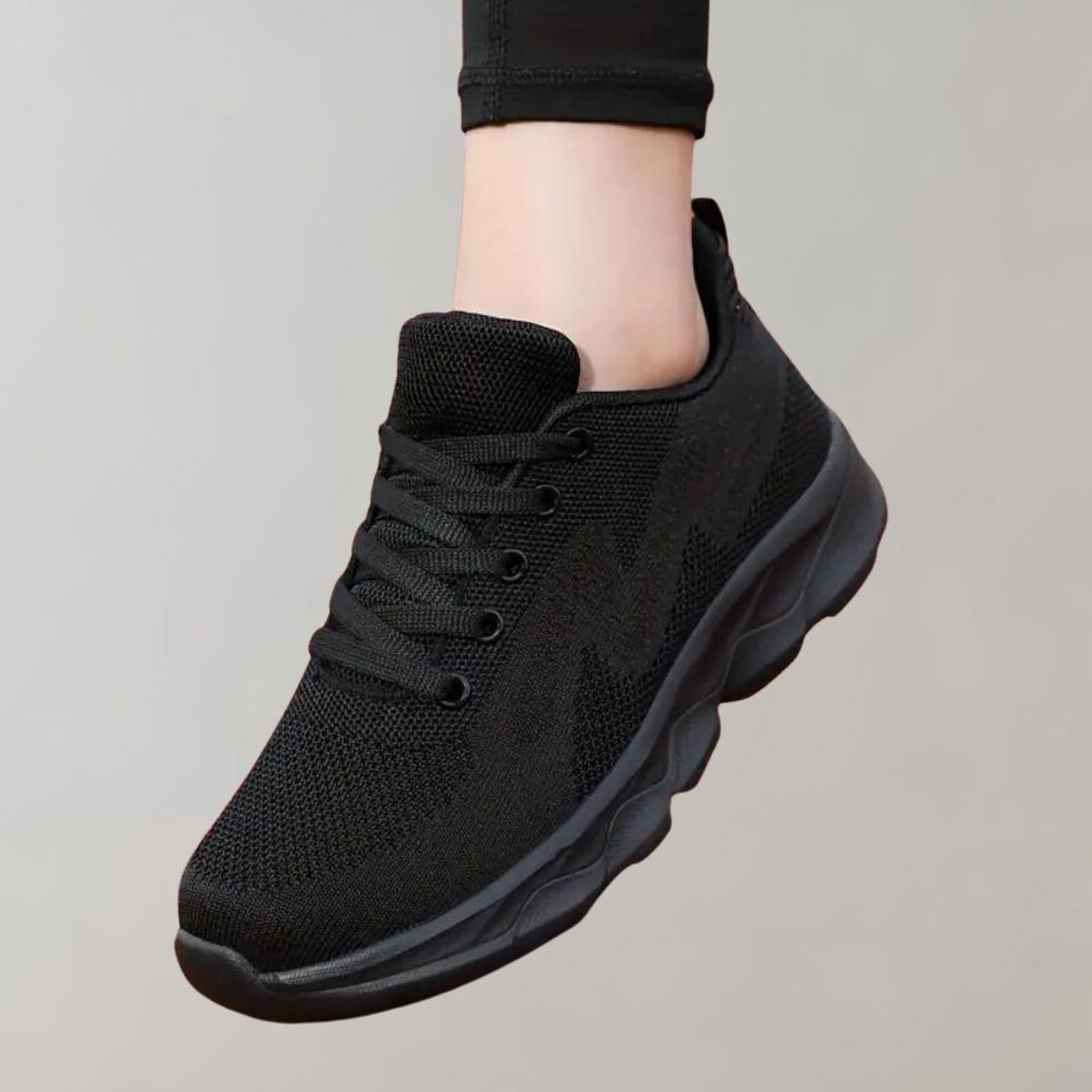 Claire | Lichtgewicht ademende mesh herfstsneakers voor dames met flexibele zool en tijdloze vetersluiting