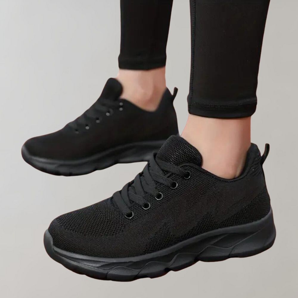 Claire | Lichtgewicht ademende mesh herfstsneakers voor dames met flexibele zool en tijdloze vetersluiting