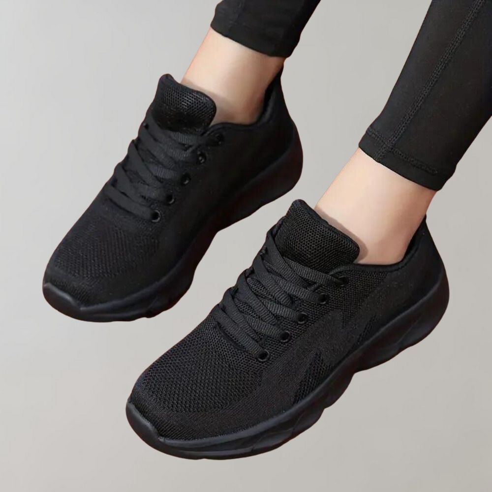 Claire | Lichtgewicht ademende mesh herfstsneakers voor dames met flexibele zool en tijdloze vetersluiting