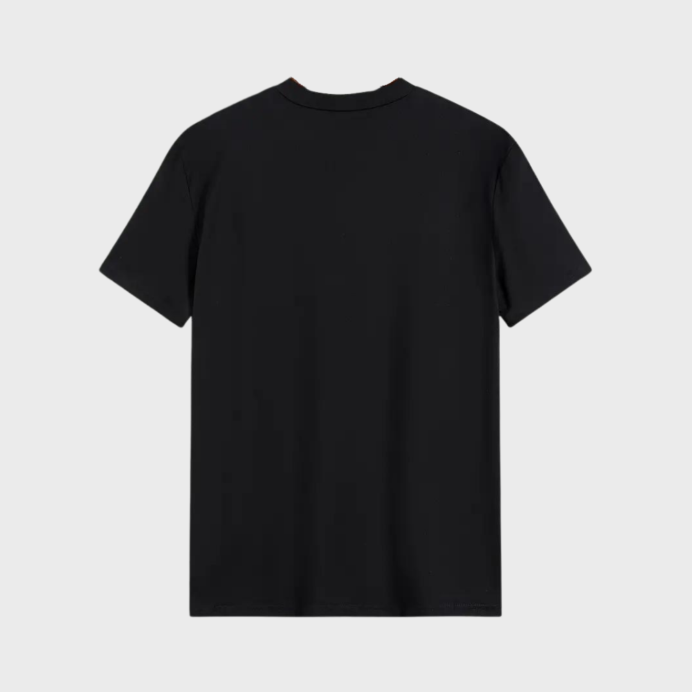 Zosimo | Zacht ademend katoen t-shirt voor heren met minimalistische tekstprint