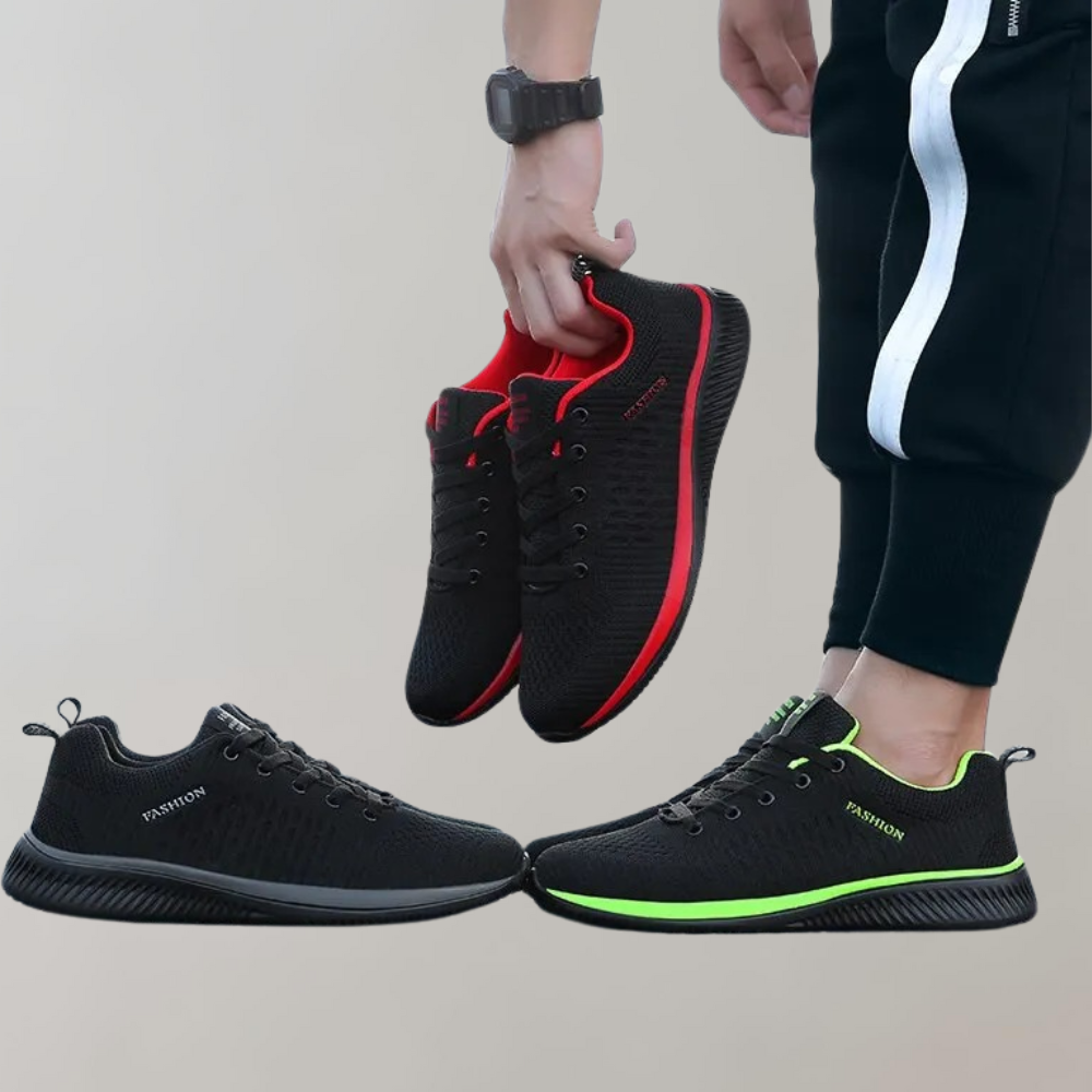 Noah | Lichtgewicht ademend mesh sneakers voor heren met minimalistische look