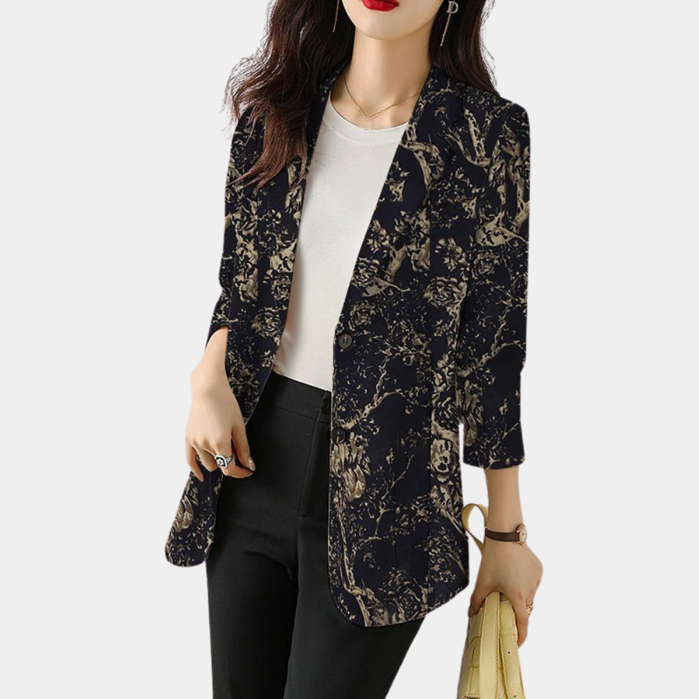 Samantha - Gebloemde blazer