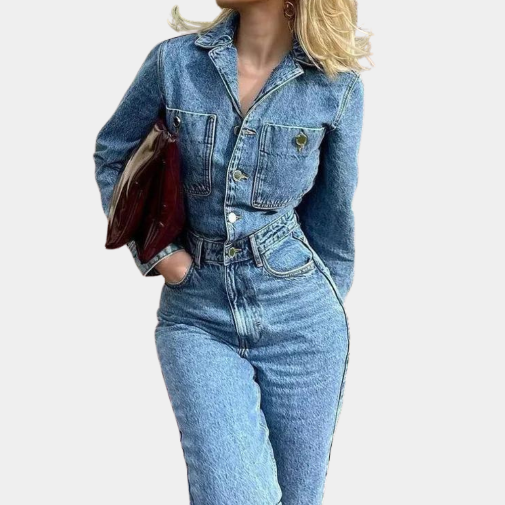 Amy - Denim jumpsuit