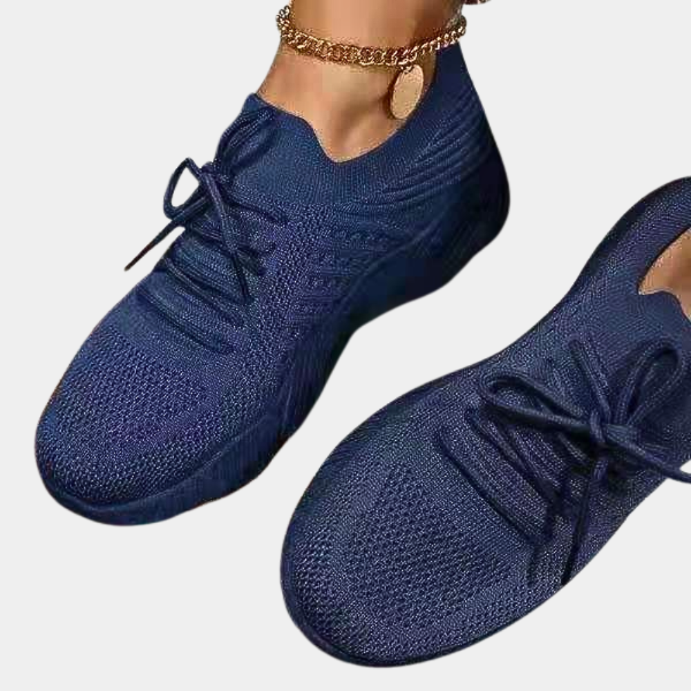 Priscilla | Flexibele ademende mesh herfst sneakers voor dames met lichtgewicht antislipzool