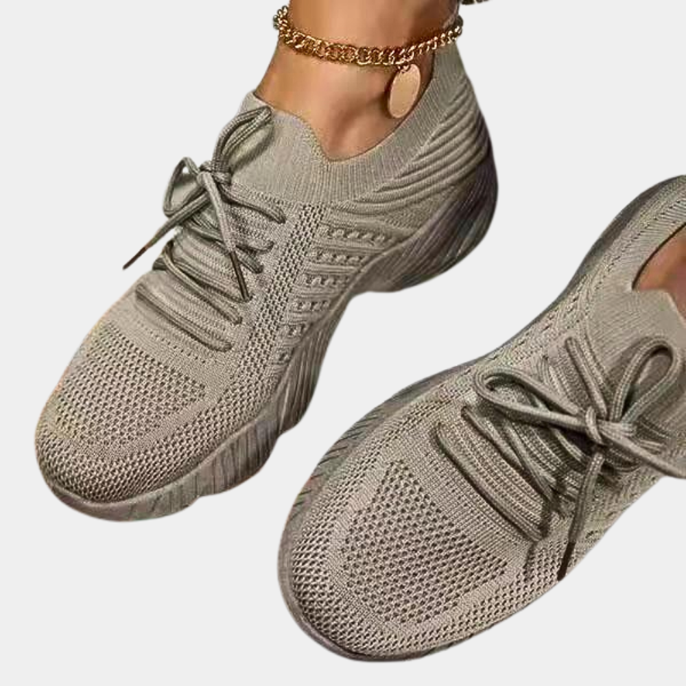Priscilla | Flexibele ademende mesh herfst sneakers voor dames met lichtgewicht antislipzool