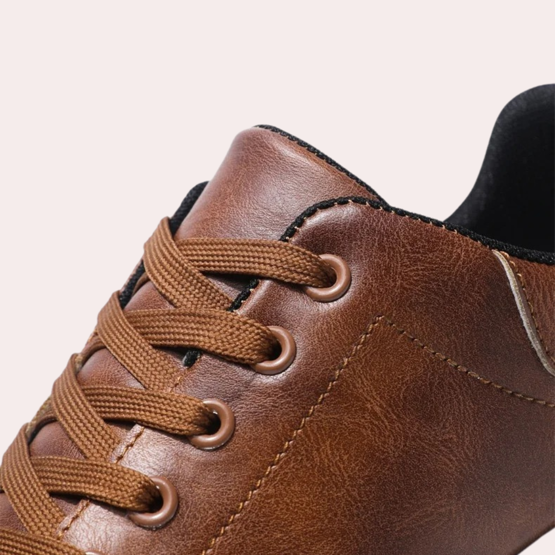 Milan | Stevige ademende PU sneakers voor heren met klassieke urban uitstraling