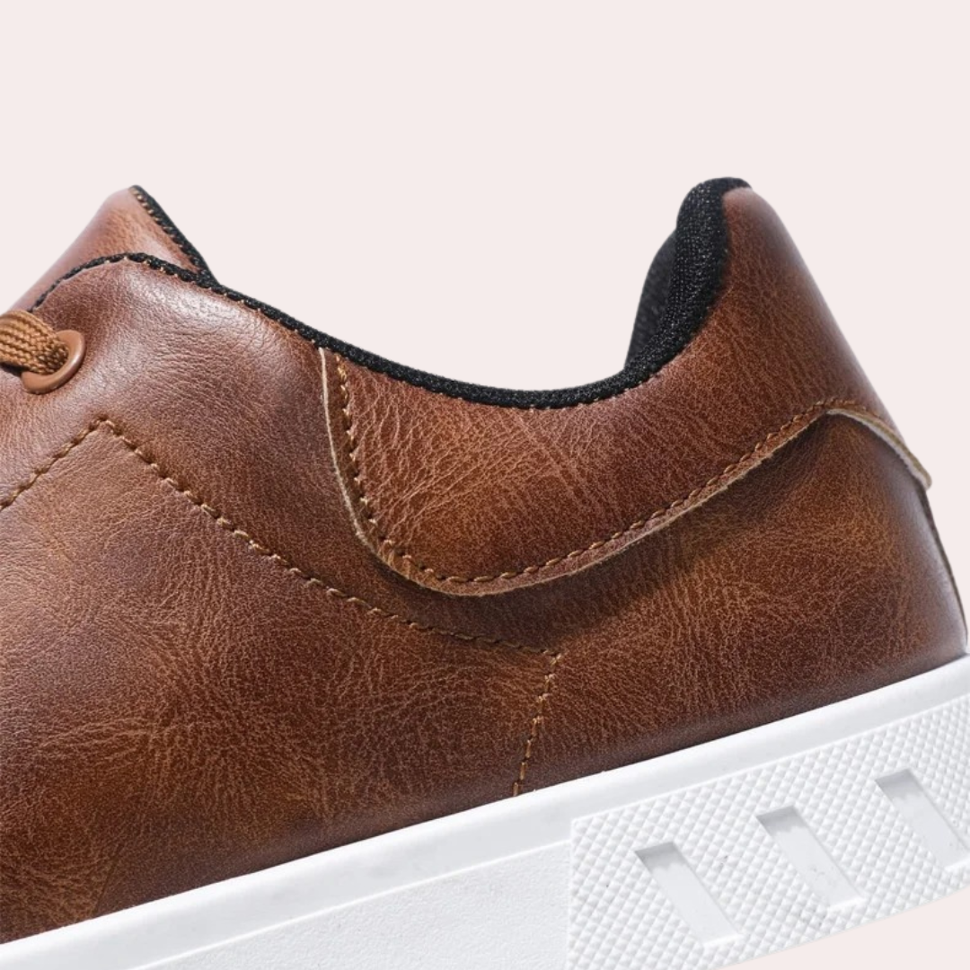 Milan | Stevige ademende PU sneakers voor heren met klassieke urban uitstraling