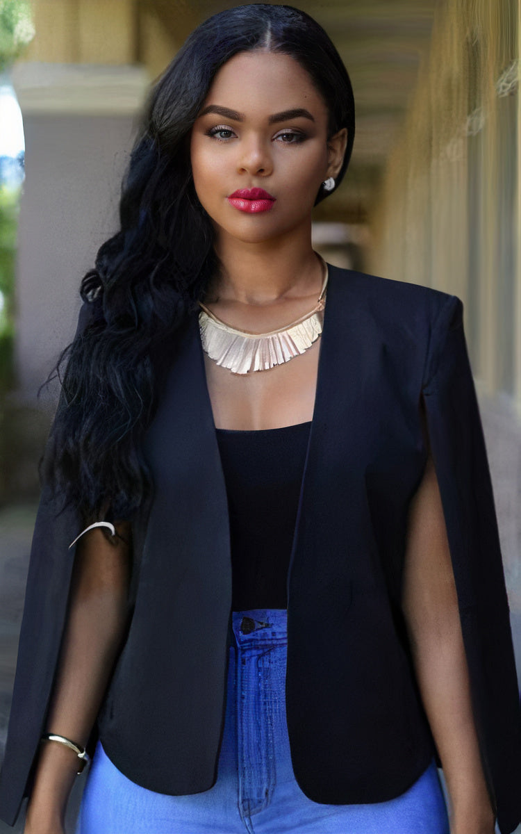 MiSun - Mantel cape blazer