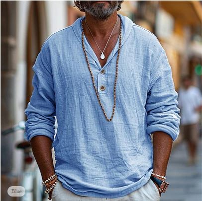 Luuk - Trendy overhemd met modern design heren