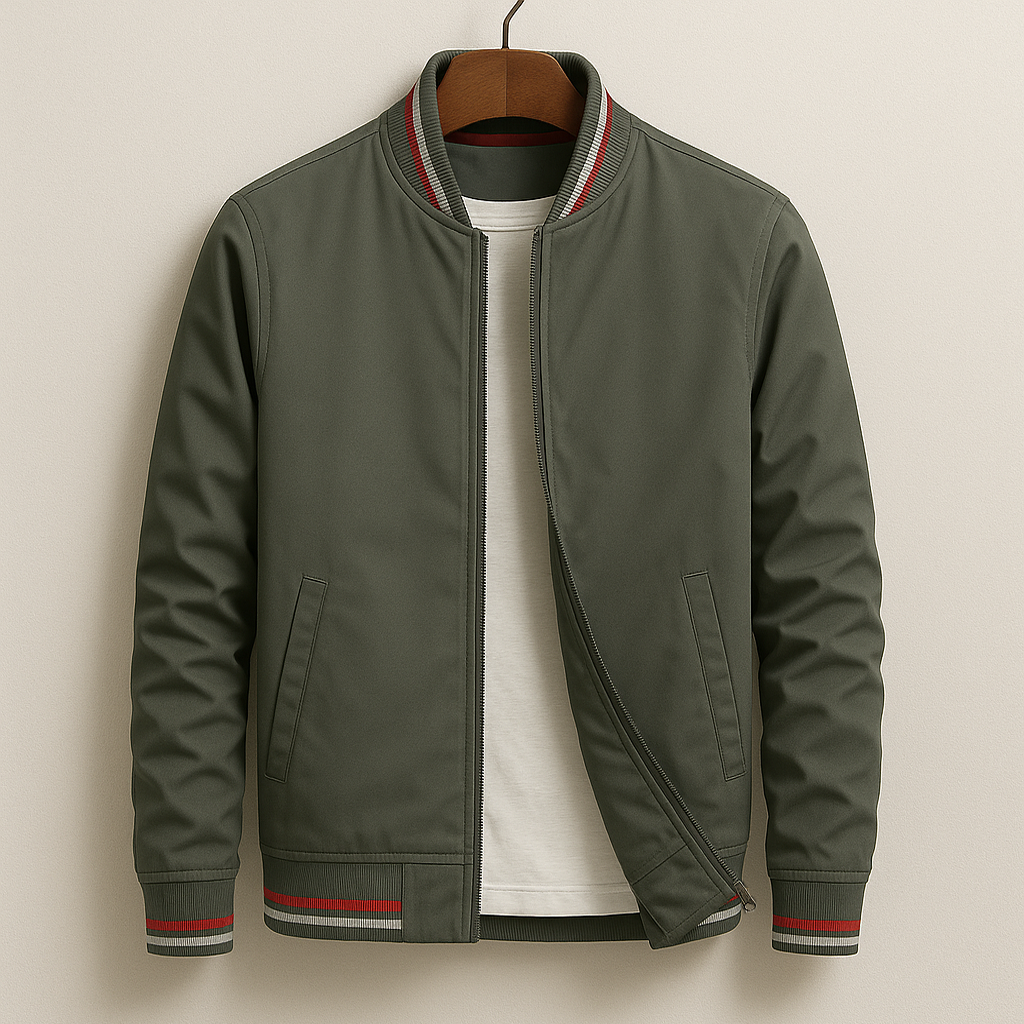 Tomasz | Jas voor heren herfst ademend en waterafstotend in polyester met een regular fit