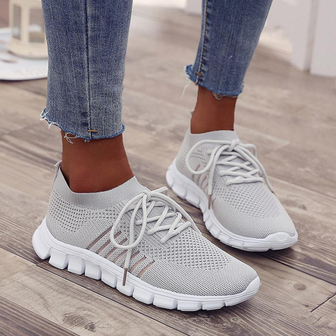 Alzbeta | Lichtgewicht ademende mesh herfst sneakers voor dames met flexibele antislipzool