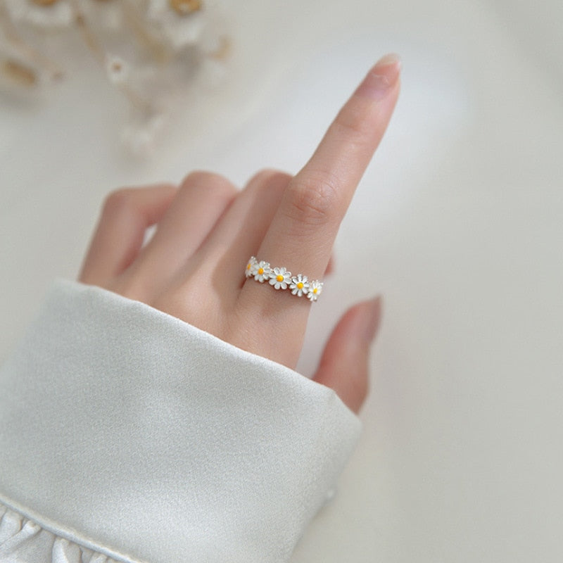 Daisy Flower Ring - Schattig en stijlvol