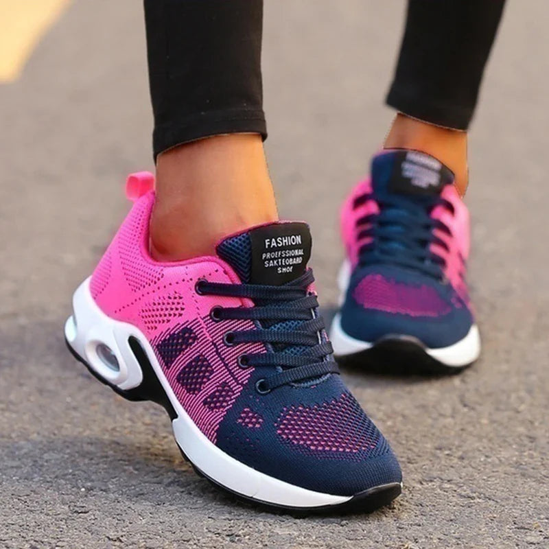 Dames sneakers met ademende mesh – lichtgewicht comfort voor elke dag