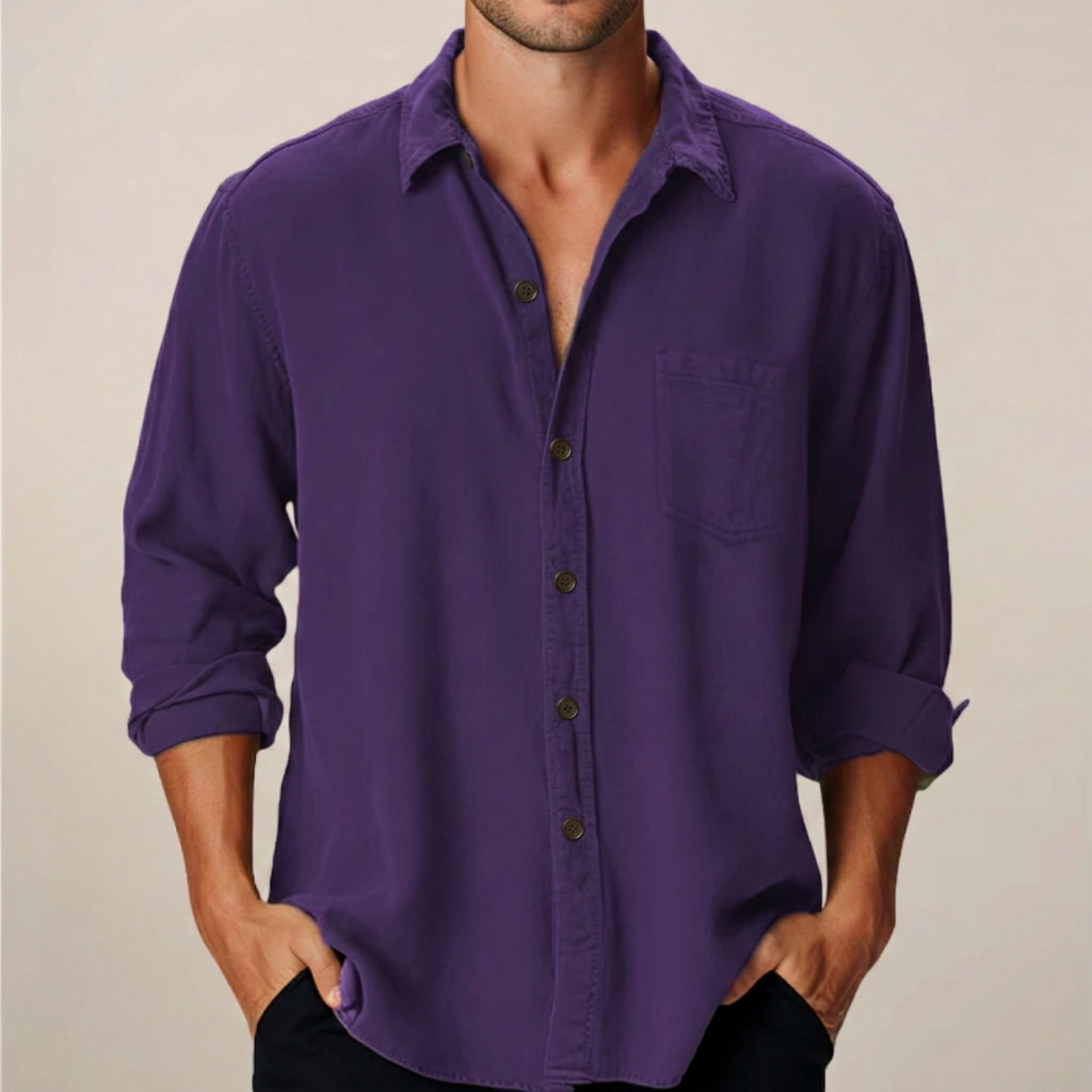 Pieter - Klassiek overhemd met lange mouwen heren