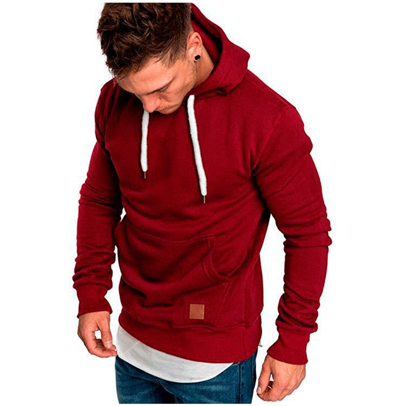 Sam Casual Hoodie voor Heren - Praktisch met Buidelzak