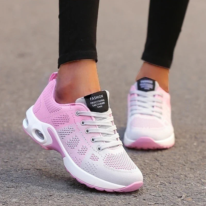 Dames sneakers met ademende mesh – lichtgewicht comfort voor elke dag