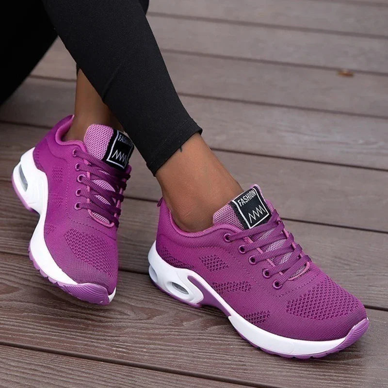 Dames sneakers met ademende mesh – lichtgewicht comfort voor elke dag