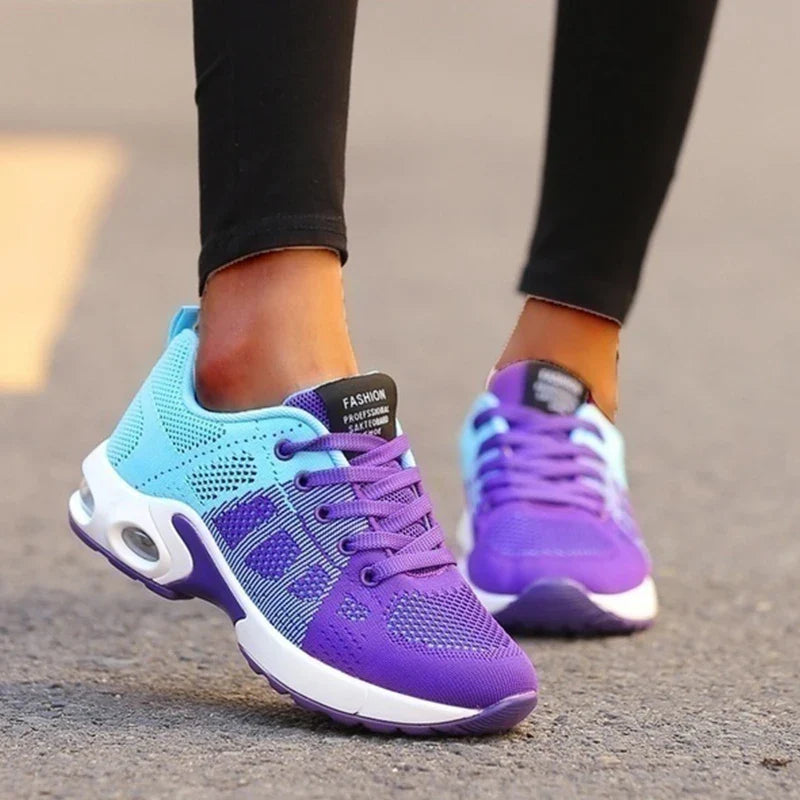 Dames sneakers met ademende mesh – lichtgewicht comfort voor elke dag