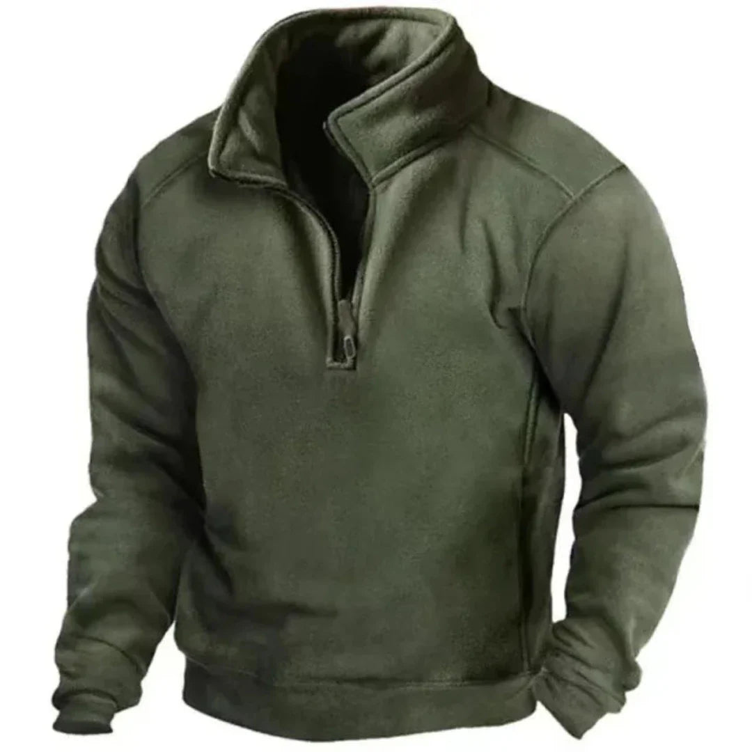 Kevin - Halve Col Modepullover voor Heren