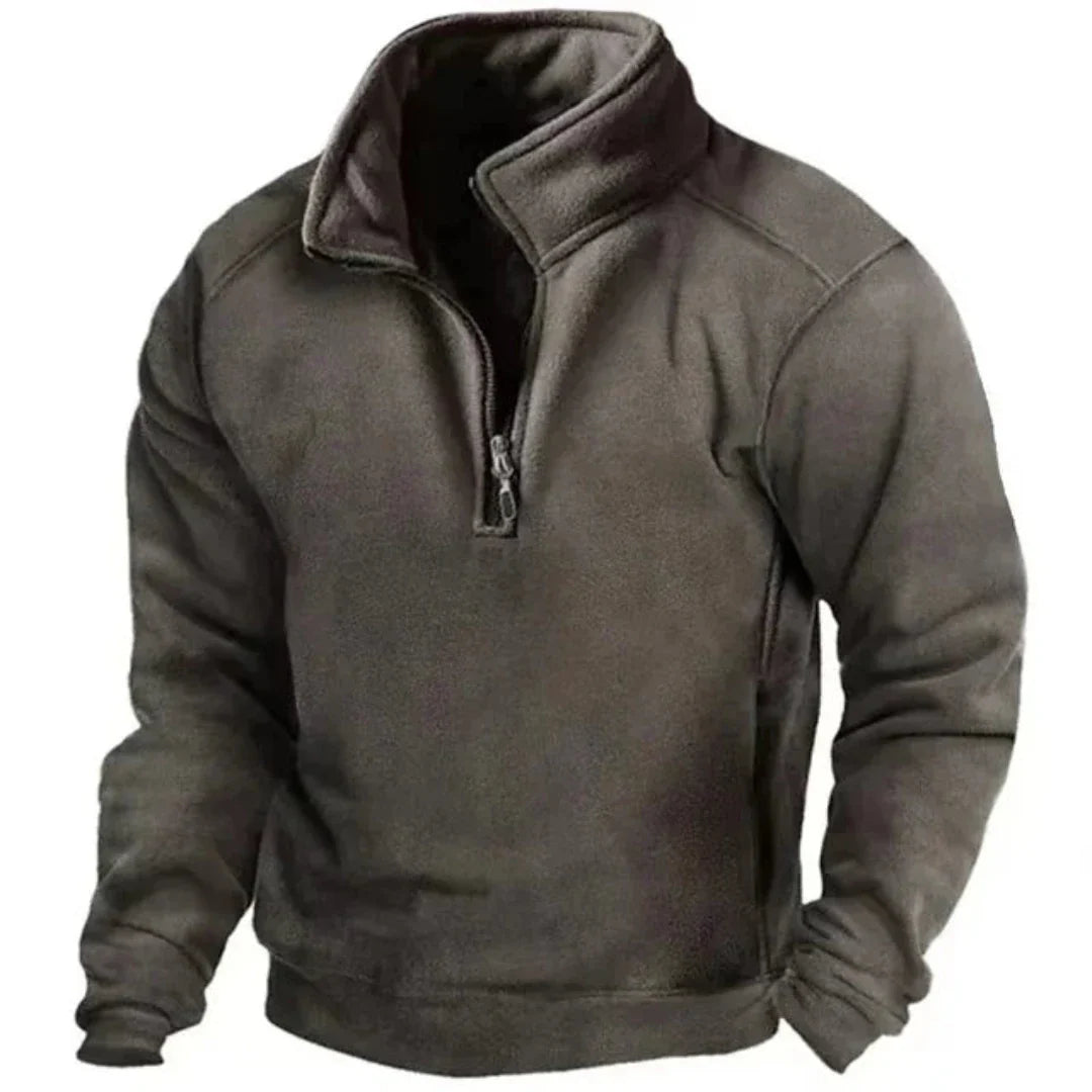 Kevin - Halve Col Modepullover voor Heren