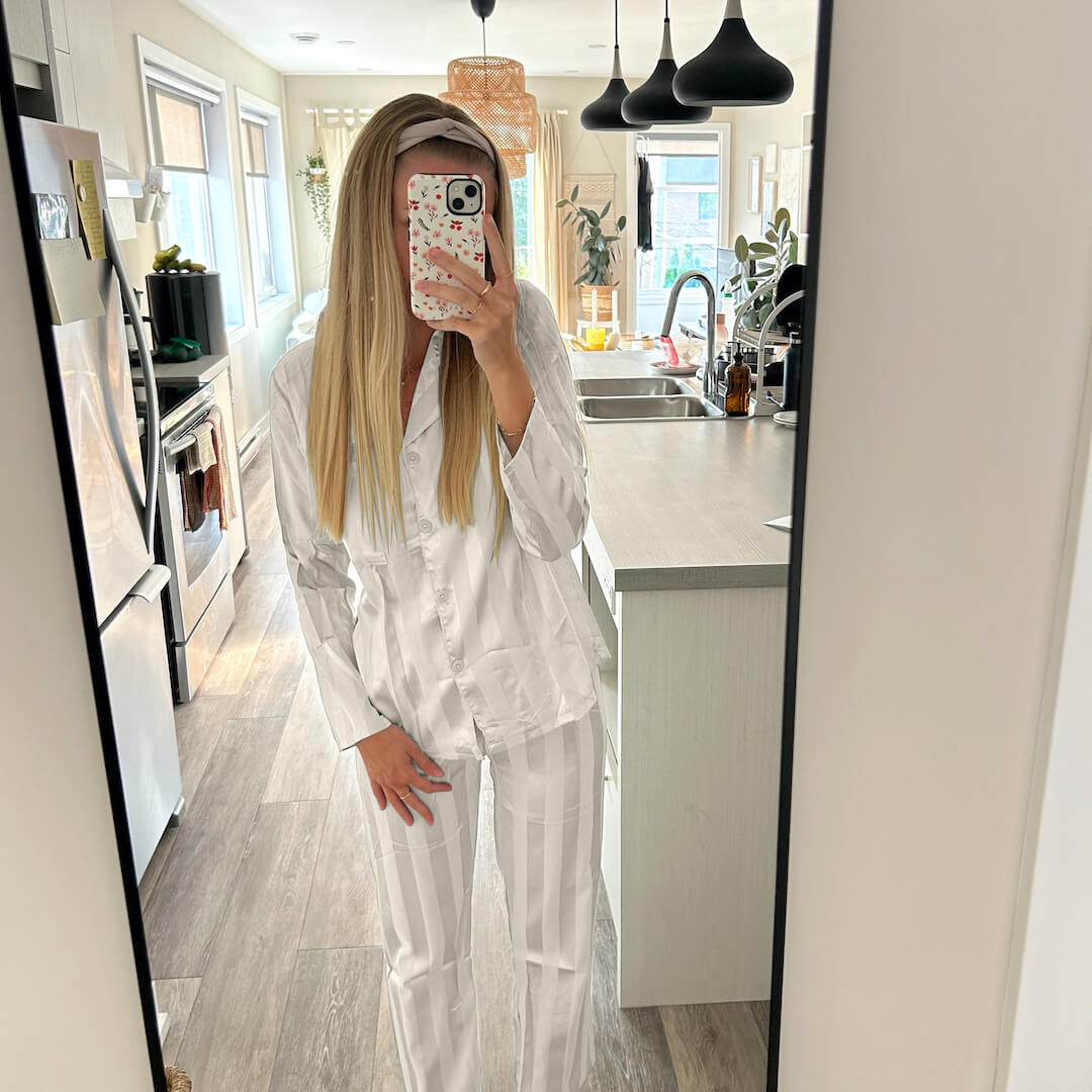 Diana - Satijnen Pyjama Set Tijdloze Luxe Voor Dames