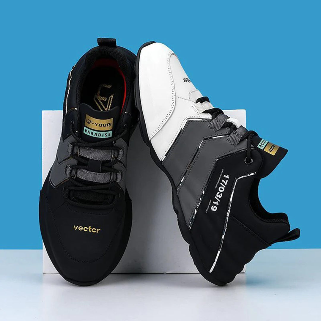 Luca | Lichtgewicht ademend PU sneakers voor heren met urban design