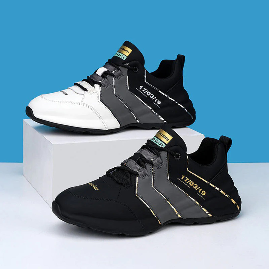 Luca | Lichtgewicht ademend PU sneakers voor heren met urban design