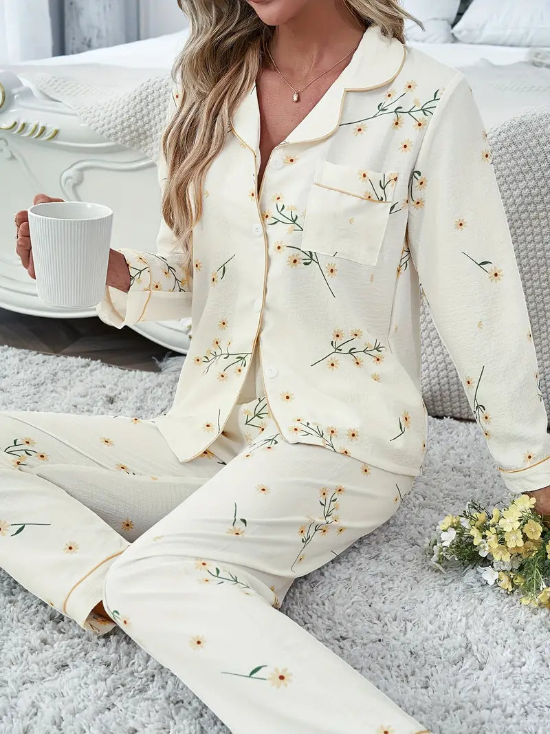 Leonie - Luxe Dames Pyjama Set Tijdloos Design Voor Optimaal Comfort