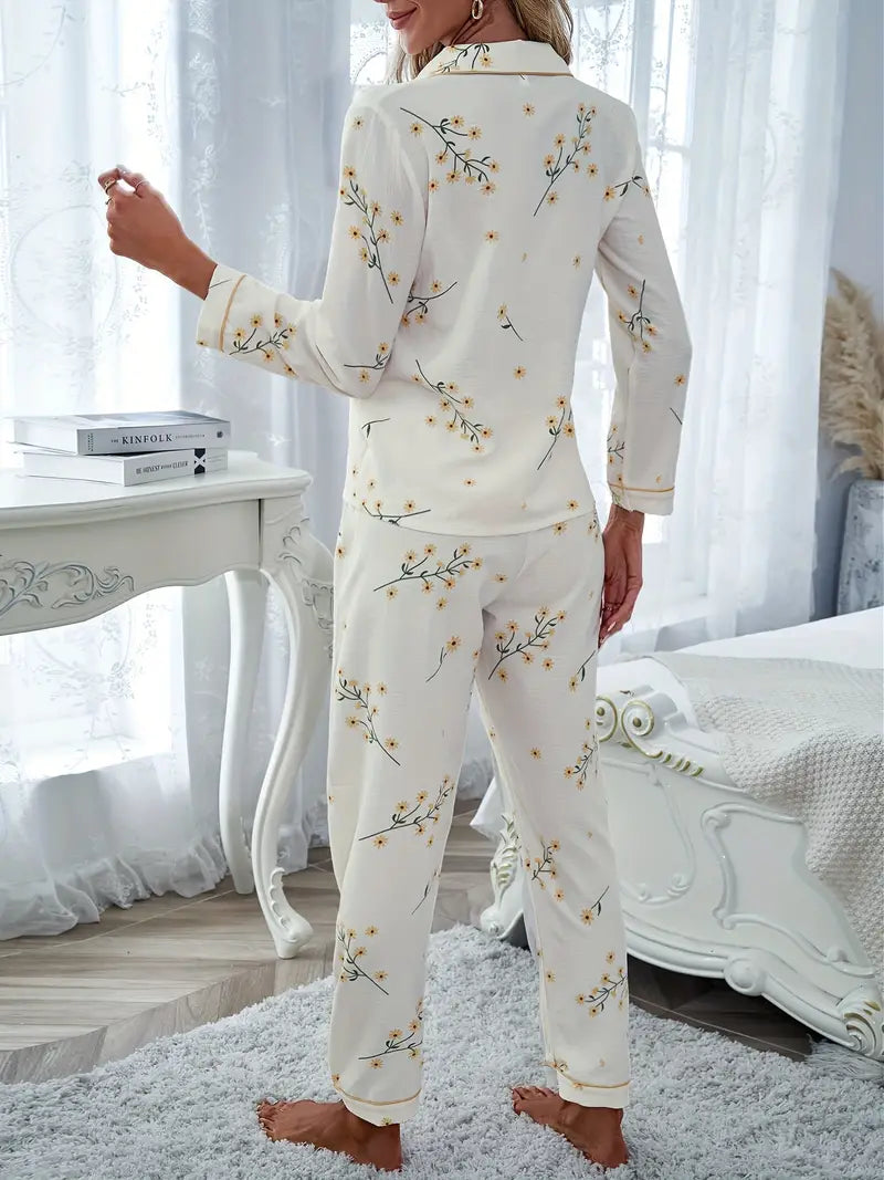 Leonie - Luxe Dames Pyjama Set Tijdloos Design Voor Optimaal Comfort