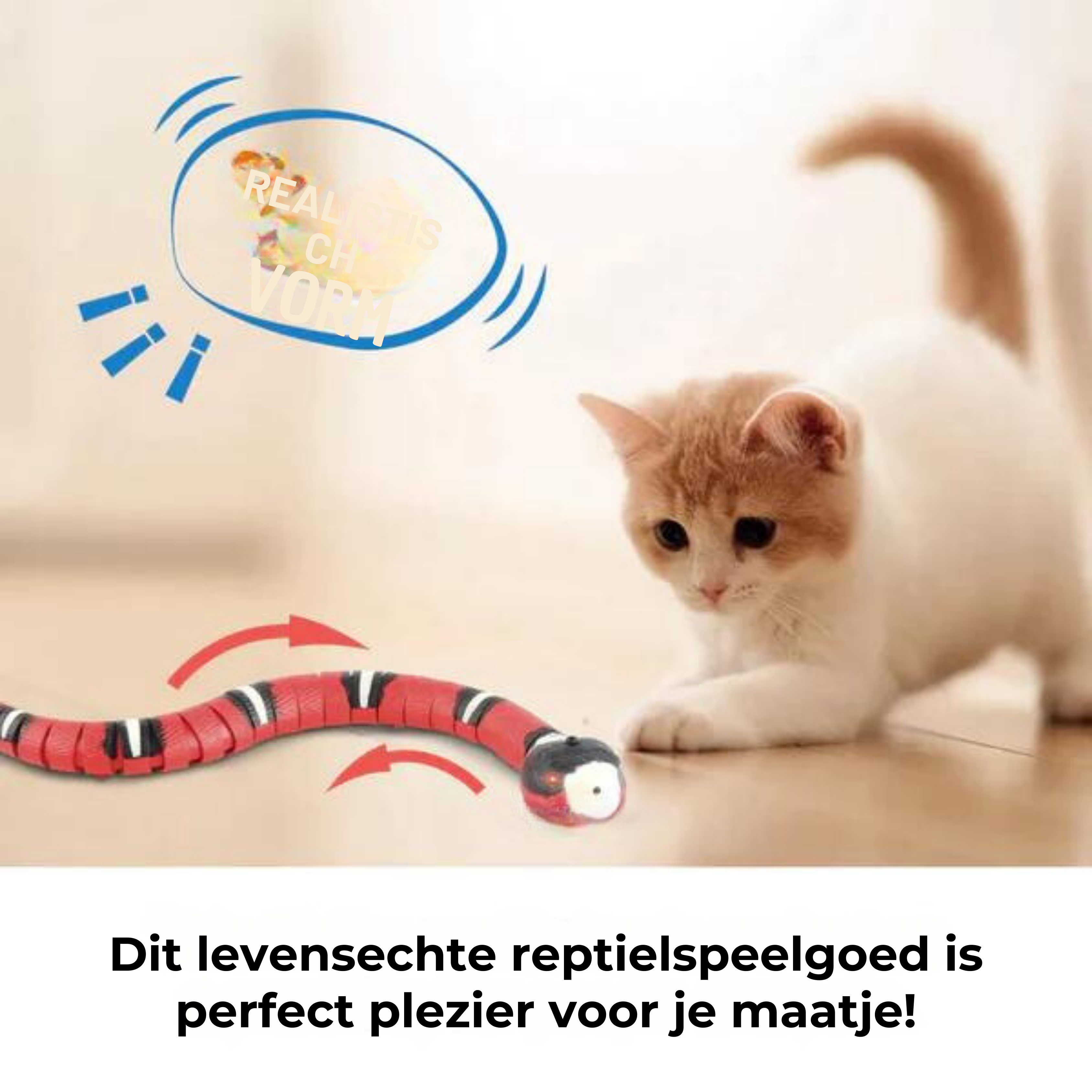 Snake Kattenspeeltje - Perfect voor Jacht en Speelplezier