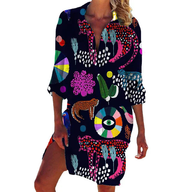 Paula - Hawaii blouse met bloemenprint